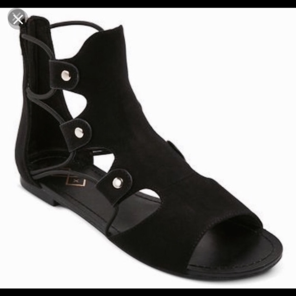 Black Gladiator Sandals